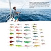 35Pcs Simulation Hard Bait Mixed Minnow Fishing Lure Kit Minnow
