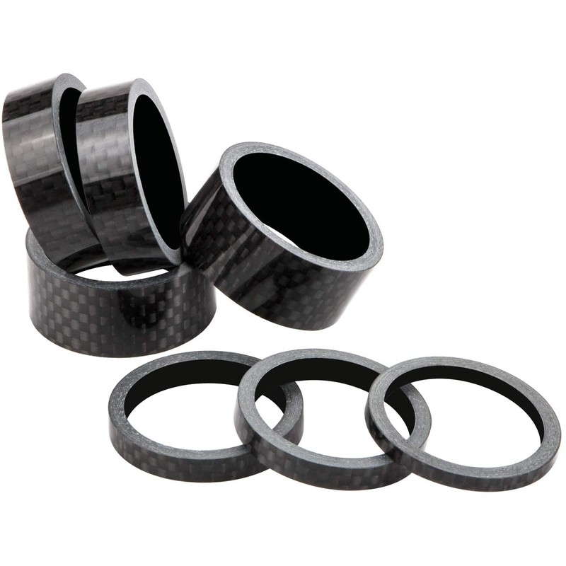Unikstone 12 Pieces Bike Headset Spacer Carbon Fiber Bicycle Front