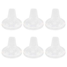 Sippy Spouts for Lansinoh Baby Bottles, Soft 100% Silicone Sippy Cup Nipples, Variable Flow, 6m+, 6 Count