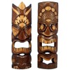 19" Natural Tiki Mask 2 Piece Set