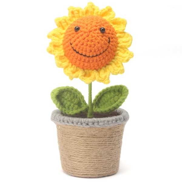 TiCi Smiling Sunflower, Sunflower, Never Withers, Artificial Flower, Kindergarten Entrance Celebration, Graduation Gift, Birthday Gift, For Women, Girlfriend, Friends, Celebrations, Includes Carrying