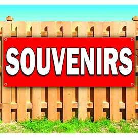 Souvenirs Banner 13 oz | Non-Fabric | Heavy-Duty Vinyl Single-Sided with Metal Grommets
