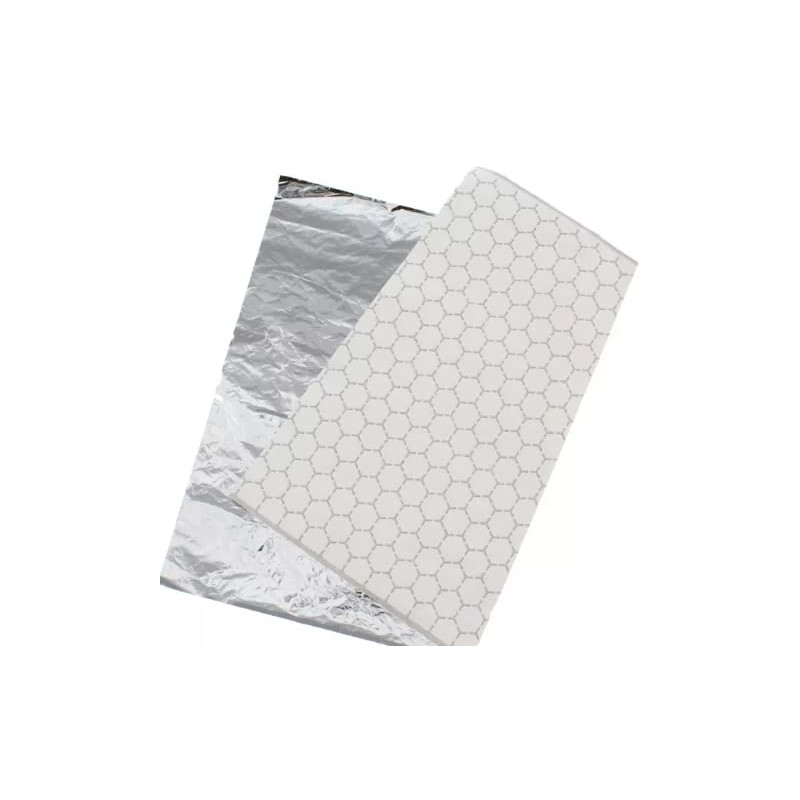 500 Pcs Pre Cut Aluminum Foil Sheets for Food- Insulated,
