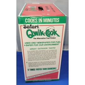 Qwik-Cook Vintage As Seen On TV Safari Qwik-Cook Grill Alternative Fuel Cooker NIB