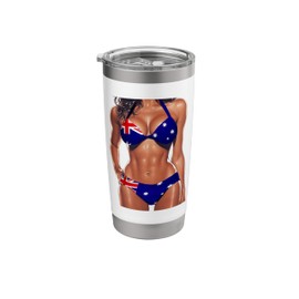 Australian Flag Women Bikini Outfit Heritage Australia Stainless Steel Insulated Tumbler