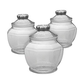 Fun Express GEOMETRIC PLASTIC JARS 3PC - Party Supplies - 3 Pieces