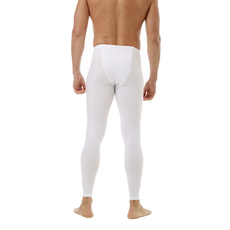 Underworks Men's Compression Pants X-Small White