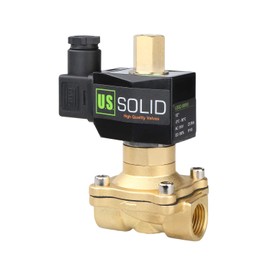 1/2" Brass Electric Solenoid Valve 110V AC NBR Seal Normally Open (Air, Gas,Fuel.)