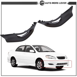 Silscvtt Spoiler Body Kit Front Bumper Lip Splitter Chin For Toyota Corolla S Style 05-08