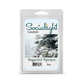 Socialight Candles - Sugared Spruce Scented Wax Cubes/Melts