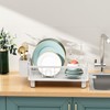 BULIJUJU Small Dish Drying Rack, Space Saving Dish Racks for