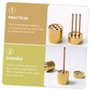 Operitacx 4Pcs Copper Multi-Hole Incense Holders Design Unique and Delicate