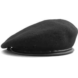 YMCLKY Original French Military Type Beret, Black