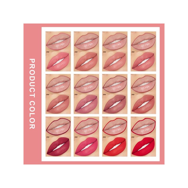 DENESTUP Lip Liner Combo Lip Plumper and Long Lasting Waterproof