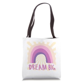 Inspiration Dream Big Rainbow Love Positive Tote Bag
