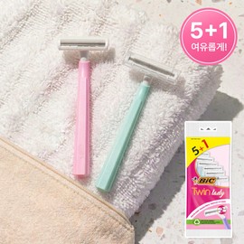 BIC Twin Women's Razor 5+1 Pack 4070820 / BIC 트윈 여성 면도기 5+1입 4070820