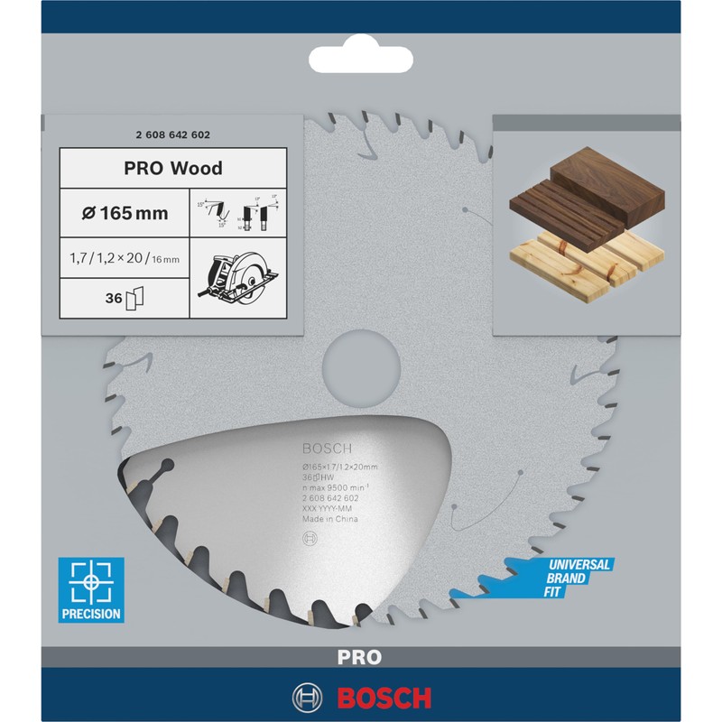 Bosch 2608642602 Circular Saw Blade for Optiline Wood