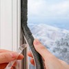 Window & Door Gap Mohair Draft Stopper 5m Pile Length 9mm 4ea