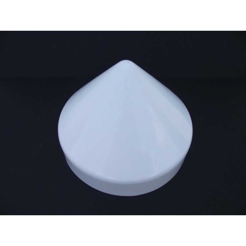 JSP Manufacturing Cone Style Pylon Cap for Marine Dock (White,