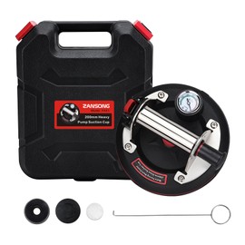 ZANSONG02 Heavy Duty Vacuum Suction Cup Lifter for Glass, Air Conditioner, Washing Machine, Refrigerator with Pressure Gauge(ZANSONG-2-1)