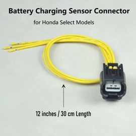 Battery Charging Sensor Connector Pigtail Plug Harness fit for Honda Accord 2013-2017, Acura RLX 2014-2020 Battery Current Sensor