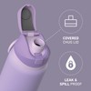 Hydrapeak Oasis 32 oz Water Bottle with Chug Lid, Stainless