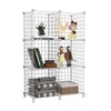 AWTATOS 6 Cube Storage Wire Closet Organizers DIY Stackable Storage