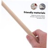 Gadpiparty 10pcs DIY Drumstick Craft Wood Sticks Natural Wood Rods