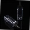 FRCOLOR 15pcs Clear Hair Dye Bottles with Pointed Mouth for