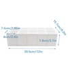 Plastic Belt Organizer, 10 Section Drawer Organizer for Storage Belt,