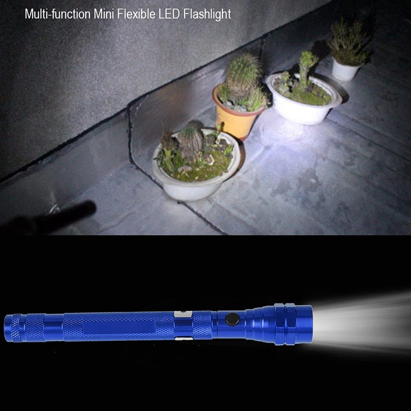 Multi Function Mini Flexible Telescopic LED Flashlight Rotatable Torch with