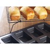 Twscvc Mini Loaf Pan, 8-Cavity Non-Stick Muffin Pan,Carbon Steel Brownie