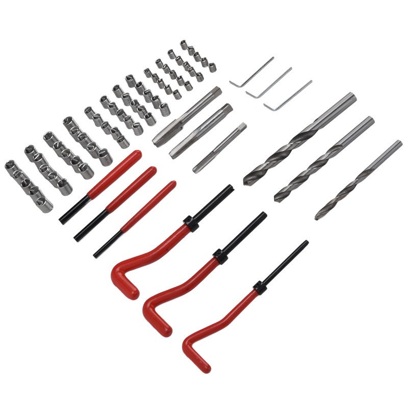 75Pcs Thread Repair Kit Restore Tool Spanner Wrench Twist Drill