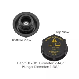 Automann Coolant Reservoir Cap Kenworth, Peterbilt, 572.2065, F86106302, F86-1063-02