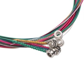 Guitar Strings, 6 Pieces Guitar Strings, Acoustic Guitar Strings, Replacement Steel Guitar Strings, Create a Wonderful Voice