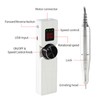 LCD Nail Drill Machine Portable USB Charging Adjustable Electric Nail