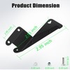 Orle Oko Golf Cart Brackets for EZGO TXT Headlight Bar,LED