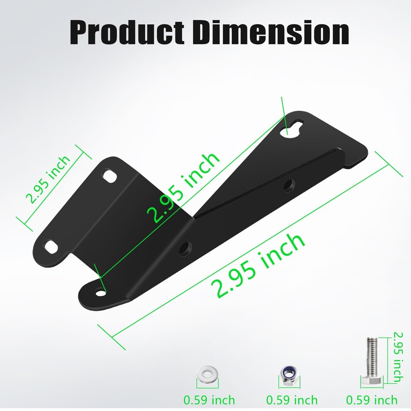 Orle Oko Golf Cart Brackets for EZGO TXT Headlight Bar,LED