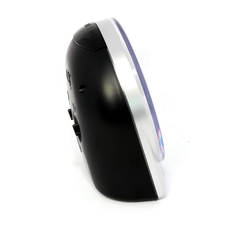 Atlanta Alarm clock without ticking quartz analogue silver - 1996-19