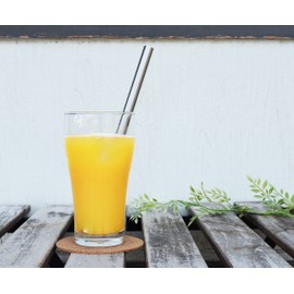 My Straws Japanese Stainless Steel Straws Set (2 Regular Sizes + 1 Tapioca Size)
