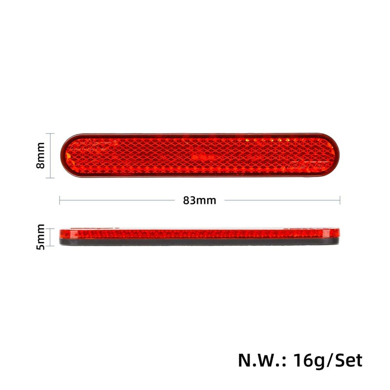 MGDC Scooter Side Cover Reflector for Segway Ninebot Max G30/G30D/G30E/G30LP