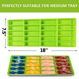 5 Pcs Silicone food molds for harvest right freeze dryer medium trays, Silicone Food Bar Molds for Harvest right freeze dryer accessories, Freeze dried chocolate bar,fruit bar,yogurt bar,coffee bar