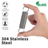 GUNGY Tension Springs with Hooks Stainless Steel Tension Spring 80