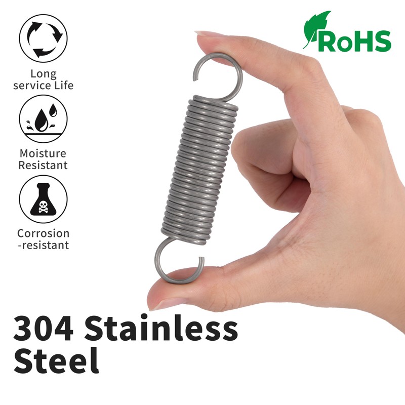 GUNGY Tension Springs with Hooks Stainless Steel Tension Spring 80