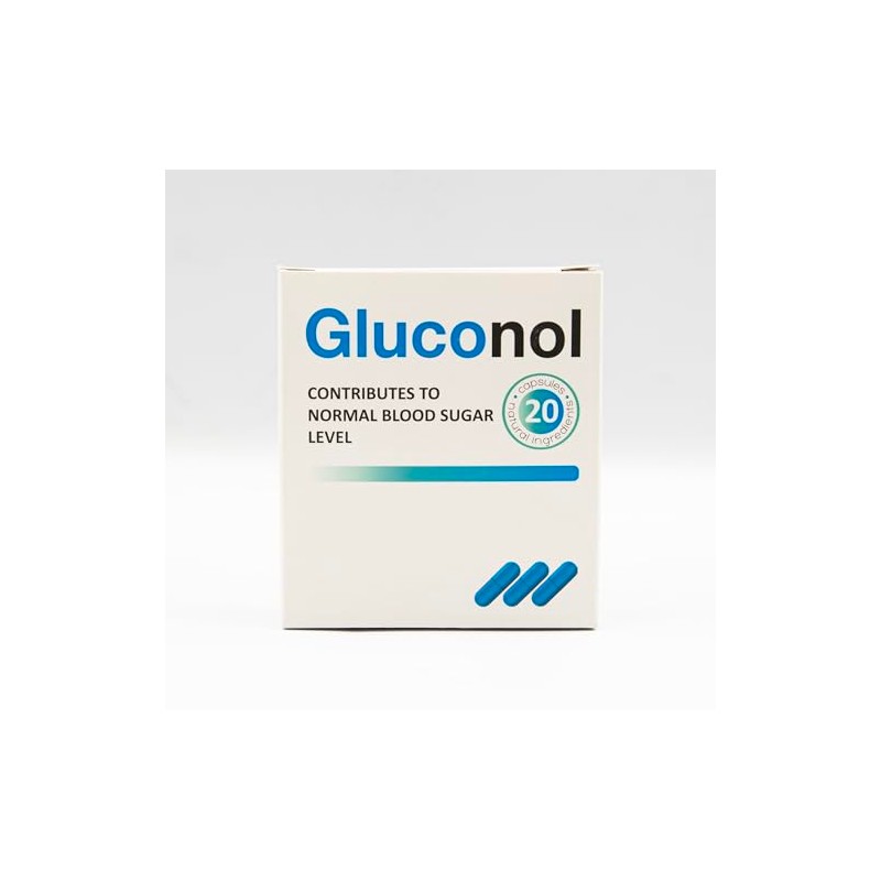 Gluconol Capsules - Herbal Food Supplement 20 Capsules