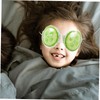 SAFIGLE 3pcs Reusable Cold Eye Masks for Cute Fruit Design