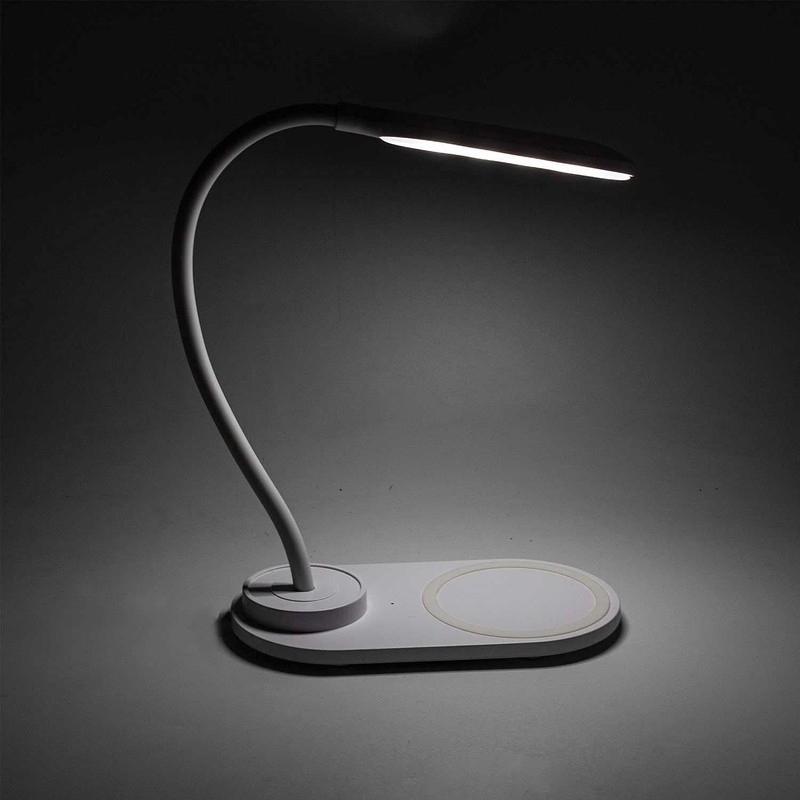 Denver LQI-55 Qi Wireless Charging Lamp – 3 Colour/Brightness Adjustable