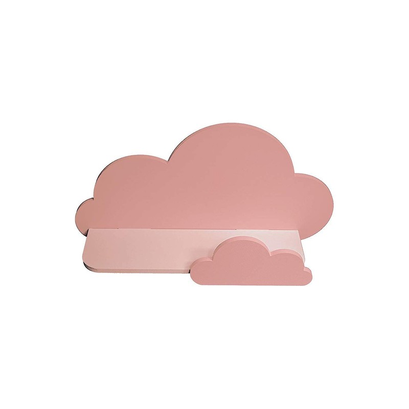 BugyBagy Trend Lab Cloud Wall Shelf (Baby Pink)