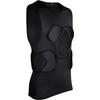 Jellybro Padded Sleeveless Shirt Chest Rib Protector Protective Shirt for