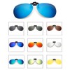 Clip On Sunglasses Sun Protection Anti-glare UV Protection Polarized Clip